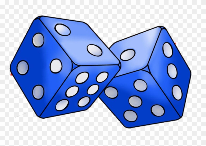 Dice Clipart Blue Dice - Dice Blue - Png Download