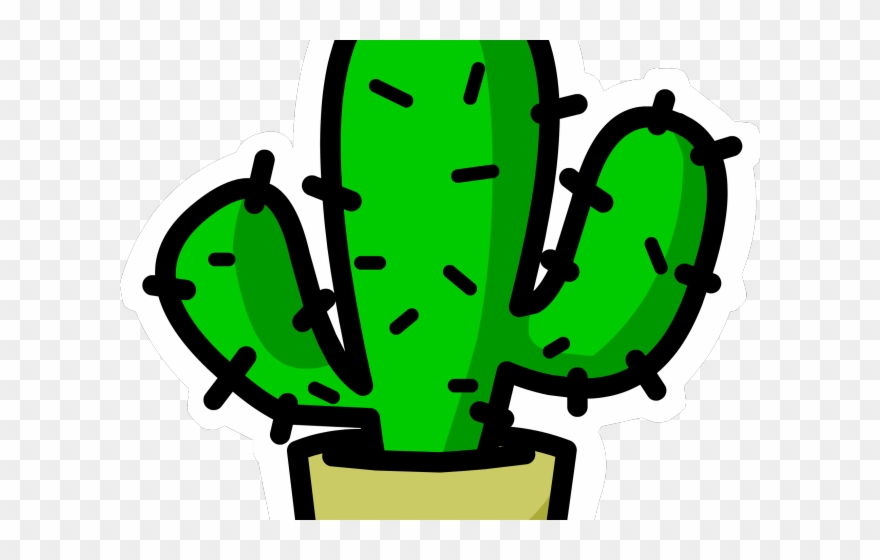 Cactus Clipart Club Penguin - Cactus - Png Download