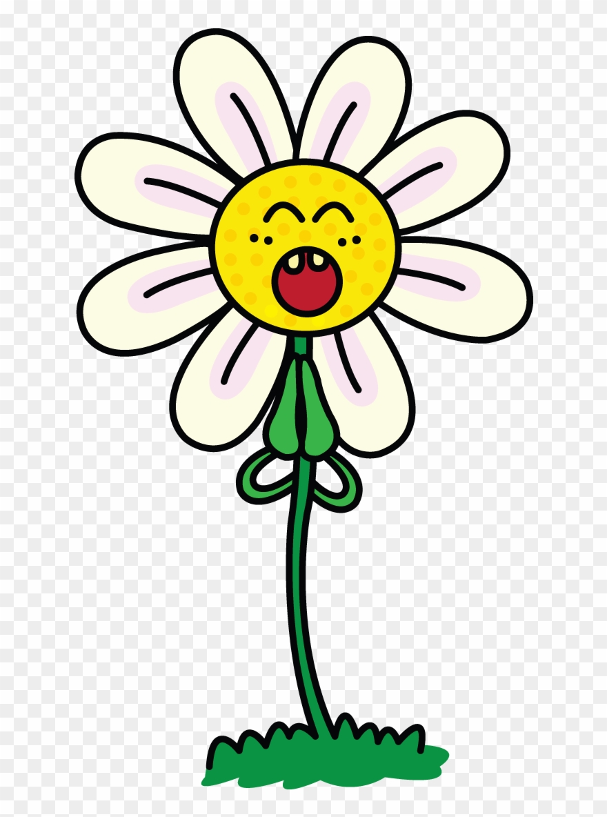 Drawing Cactus Fun2draw Picture Free Stock - Cute Daisy Flower Cartoon Clipart