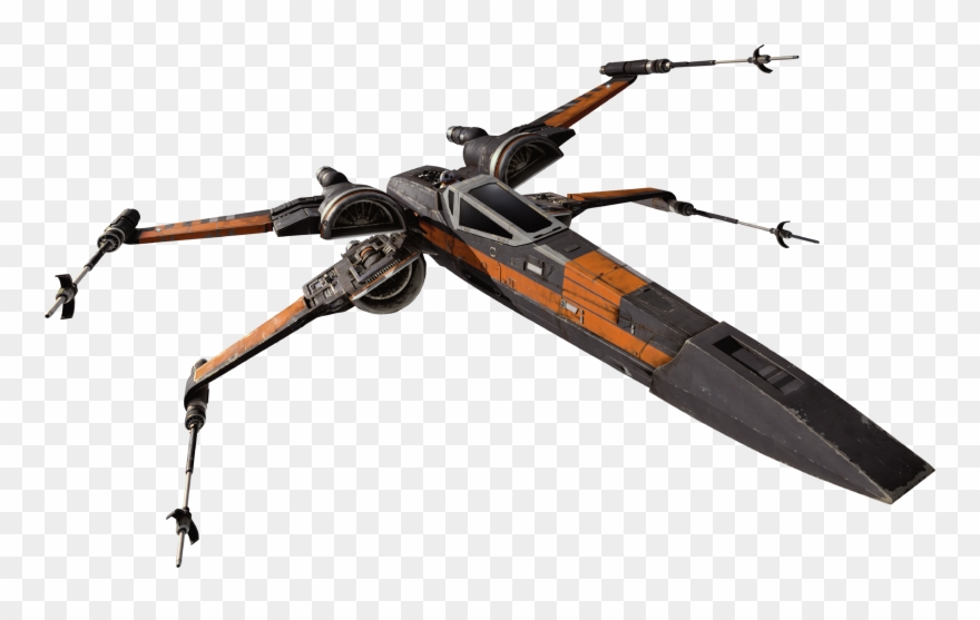 T 70 X Wing Fighter - T 70 X Wing Starfighters Clipart