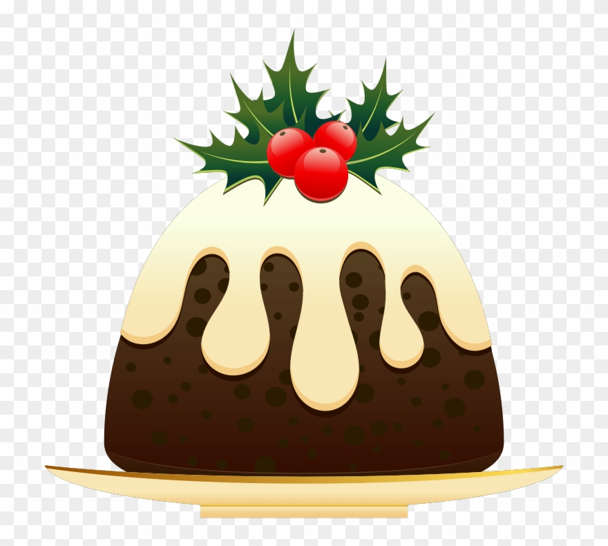 Christmas - Christmas Pudding Clip Art - Png Download