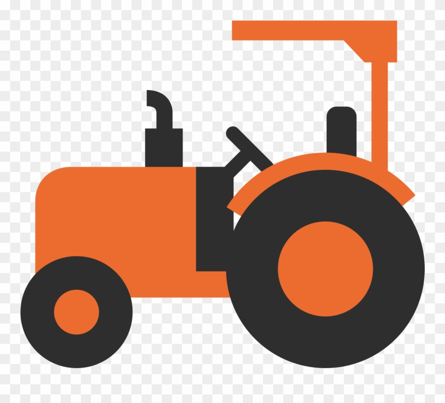 Stars Clipart Images And Hd Wallpapers - Orange Tractor Clip Art - Png Download