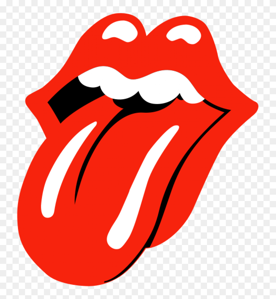 Lips Clipart Turquoise - Rolling Stones Band Logo - Png Download