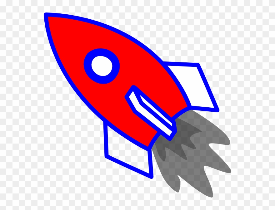 Nave Espacial Roja Dibujo Clipart