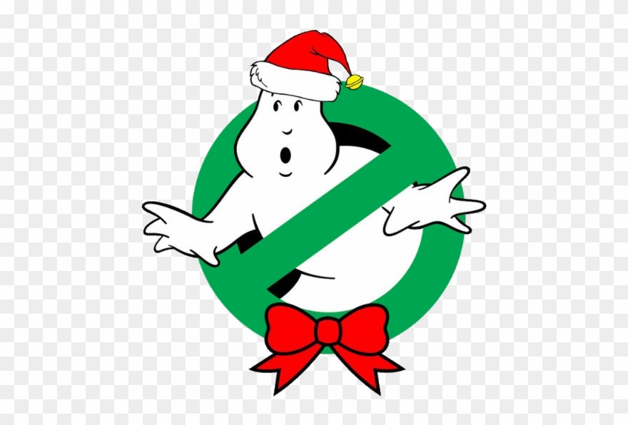 Christmas Ghost - Ghostbusters Christmas Clipart