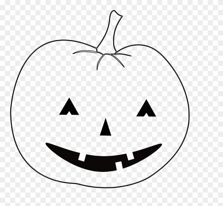 Creepy Ghost Cliparts - Halloween Clip Art Outline - Png Download