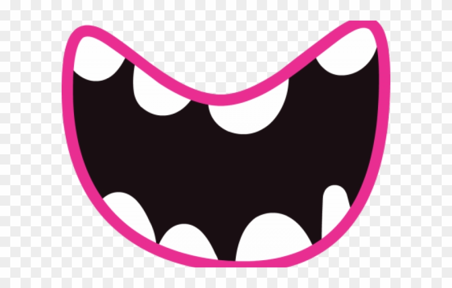 Lips Clipart Monster - Funny Mouth Clip Art - Png Download