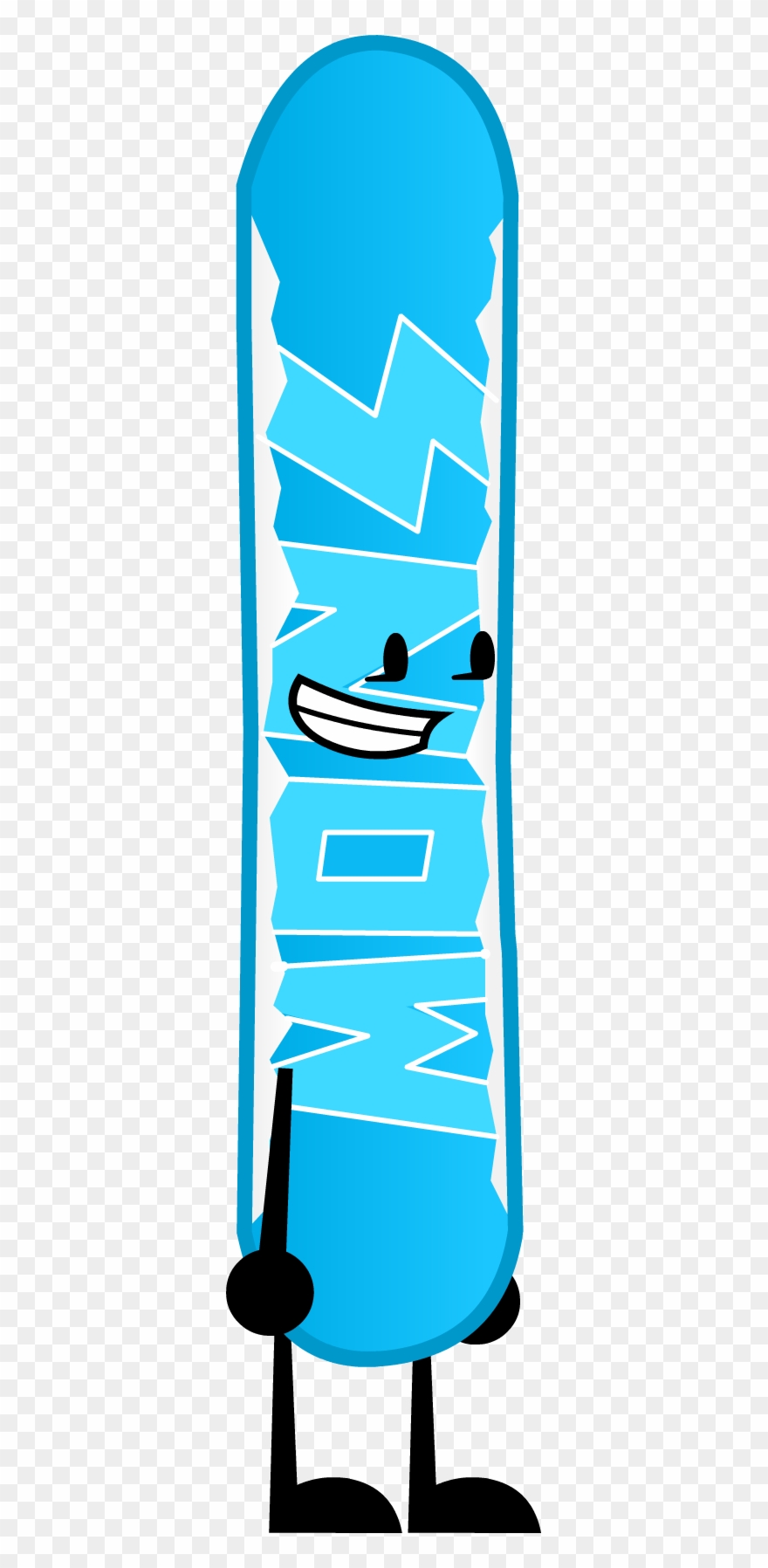 Skateboard Clipart Blue Object - Object Shows Snowboard - Png Download