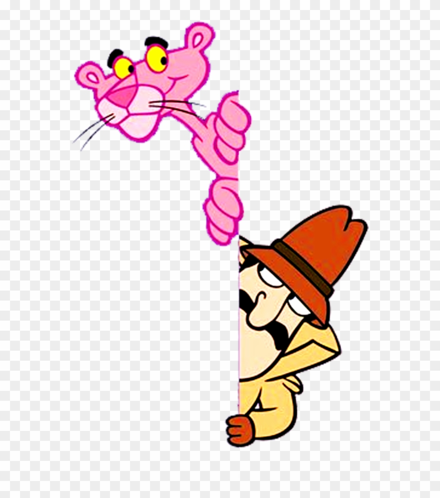 Panther Clipart Clip Art - Pink Panther And Inspector Clouseau - Png Download