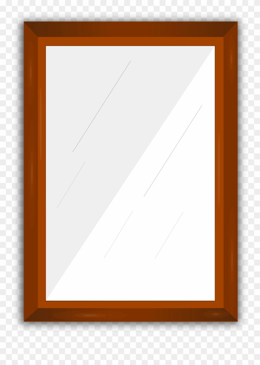 Clip Library Library Bathroom Mirror Clipart - Standing Picture Frame Png Transparent Png