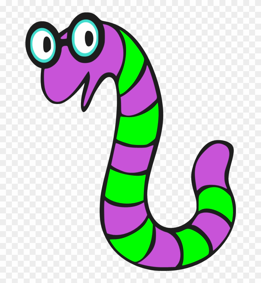 Cute Inchworm Clipart Image - Earthworm Clip Art Cute - Png Download