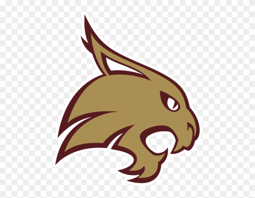 Freeuse Library The University Of El - Texas State Bobcats Logo Clipart