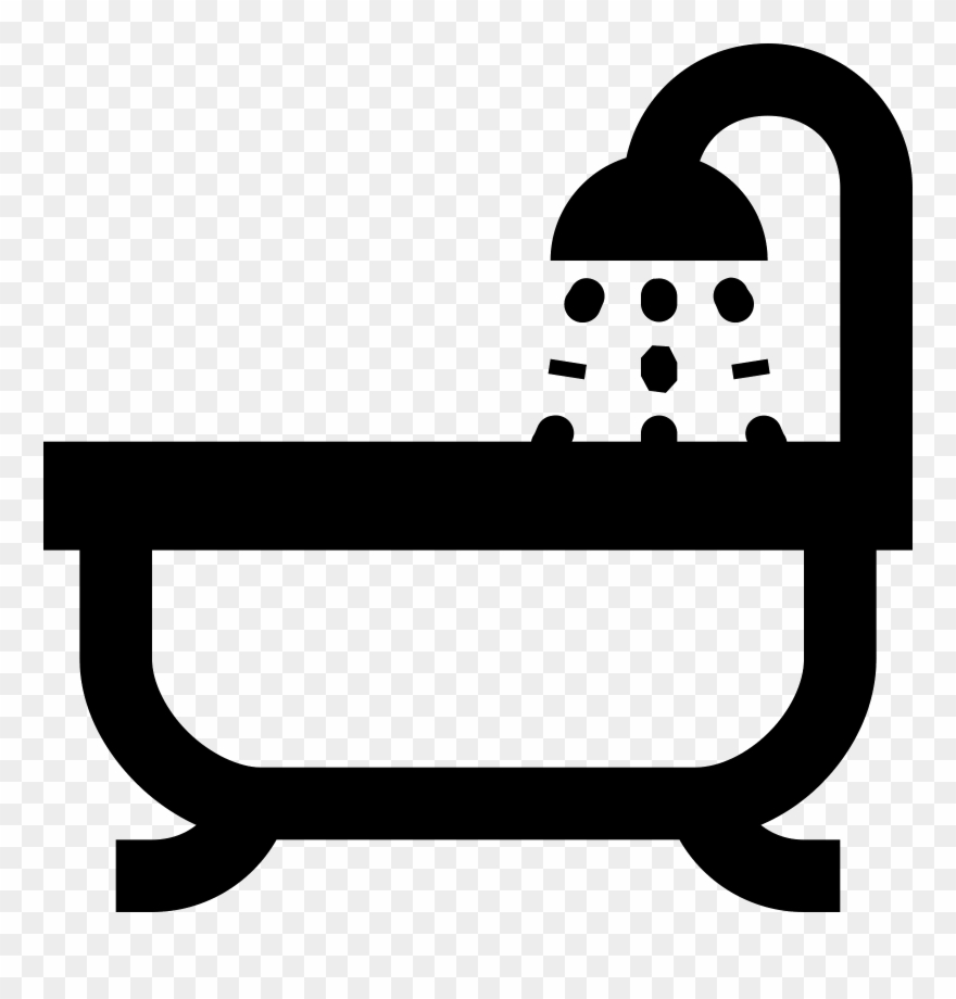 Bathtub Icon Free Download Clipart Freeuse Library - Bathtub Icon - Png Download