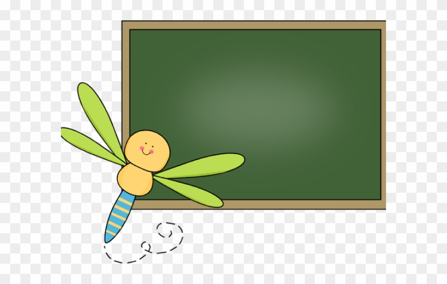 Blackboard Clipart Standing - Teacher - Png Download