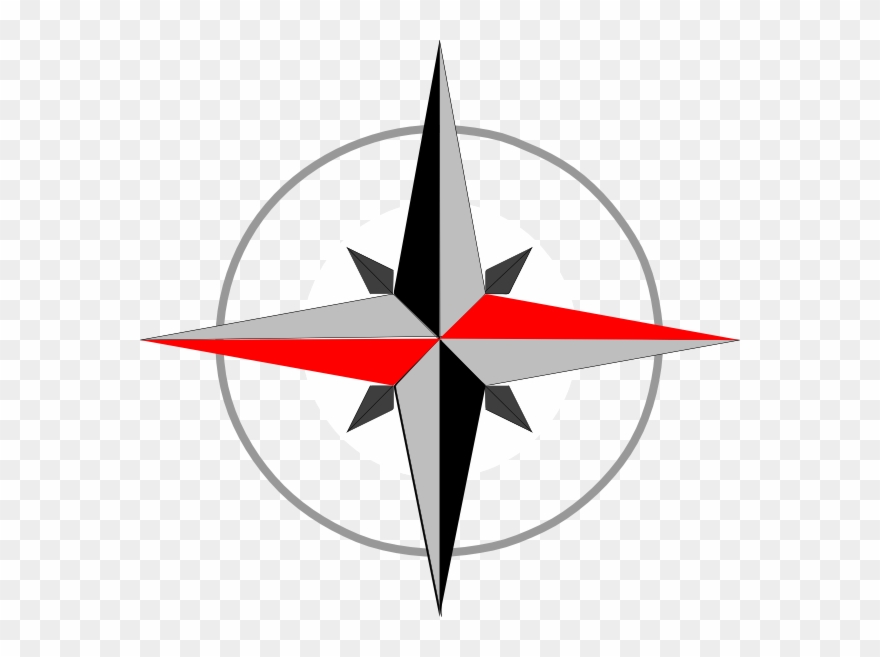 West Compass Five Clipart