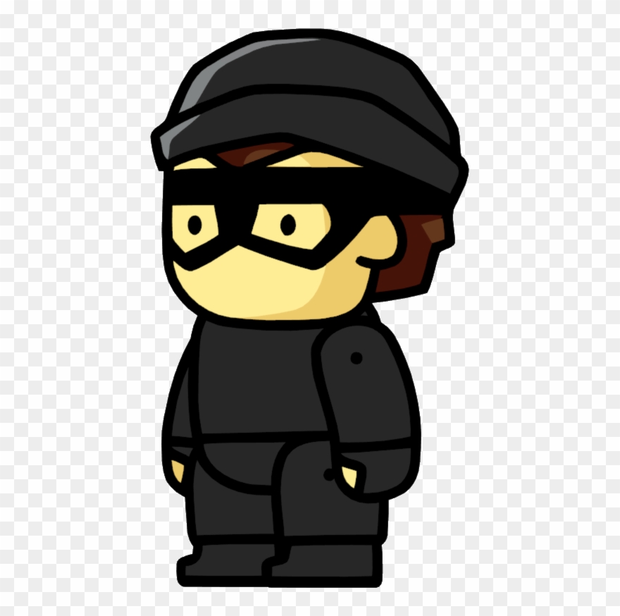 Download Graphic Library Download Picture Of A Cartoon - Thief Scribblenauts Png Clipart