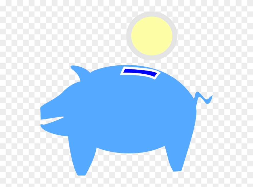 Piggy Bank Svg Clip Arts 600 X 572 Px - Png Download