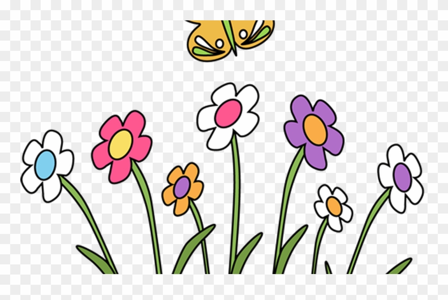 Butterfly And Flowers Clip Art Butterfly And Flowers - Butterfly And Flower Clipart - Png Download