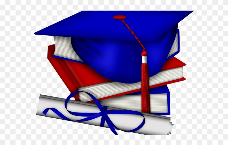 England Clipart Graduation - Graduation Red White And Blue - Png Download