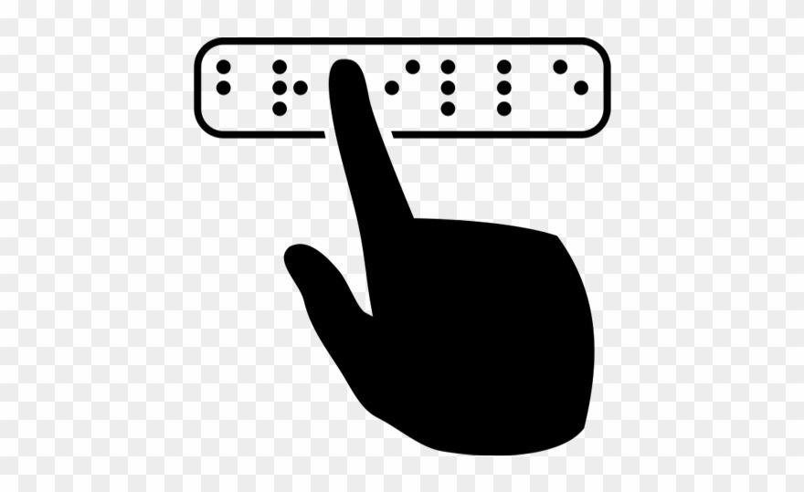 Braille And Embossed Signalethic - Braille Png Clipart