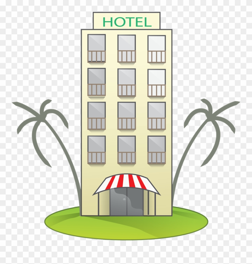 Hotel Clipart Beach Hotel - 1 Star Hotel Clipart - Png Download