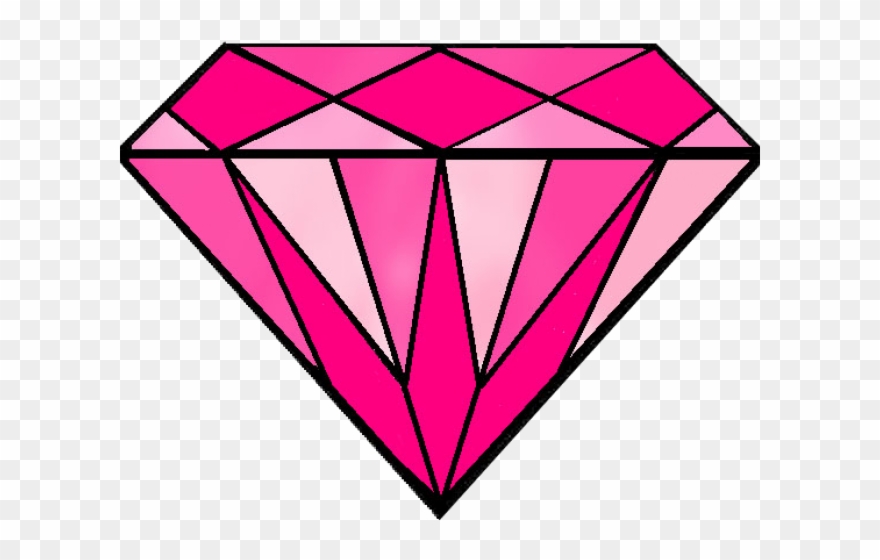 Diamond Clipart Pink Ring - Clipart Pink Diamonds - Png Download