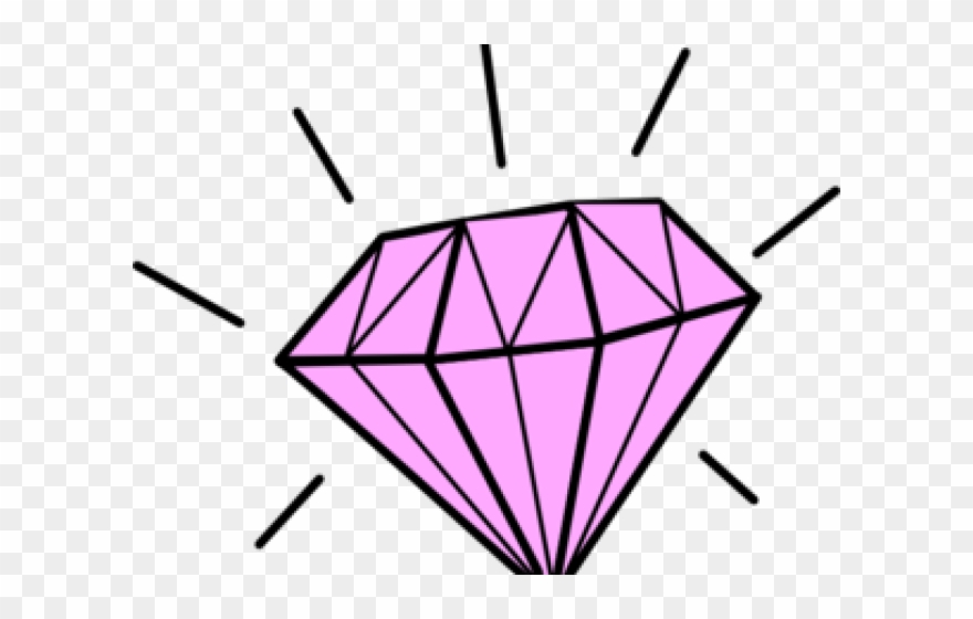 Diamonds Clipart Clip Art - Pink Diamond 5'x7'area Rug - Png Download
