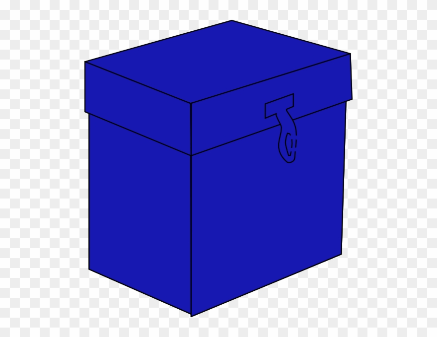 Clip Art At Clker Com Vector Online - Box Blue Clip Art - Png Download