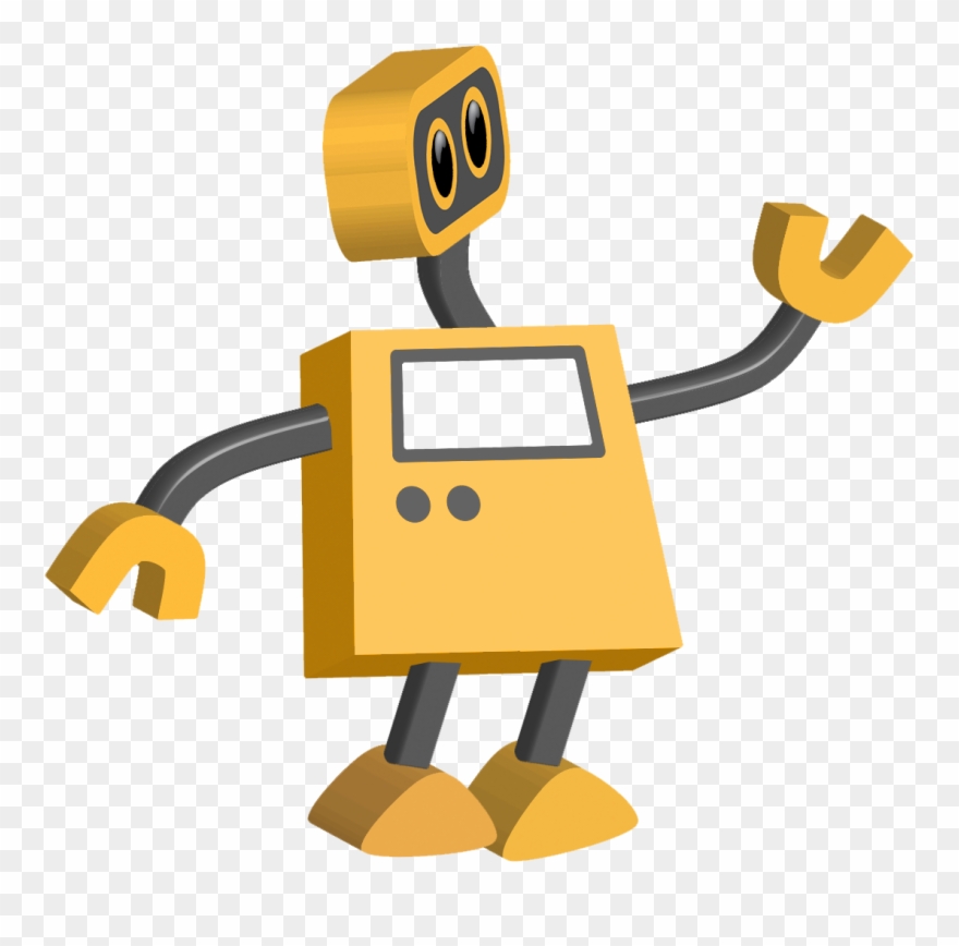 Looking Left - Transparent Background Robot Png Clipart