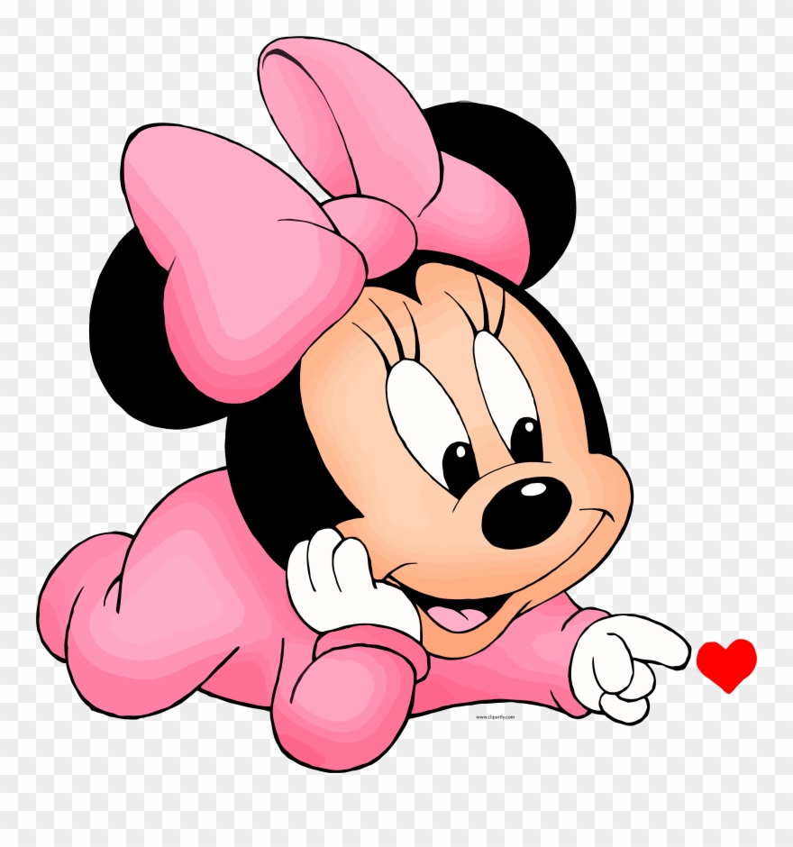 Pool Clipart Minnie Mouse - Baby Minnie Mouse Png Transparent Png