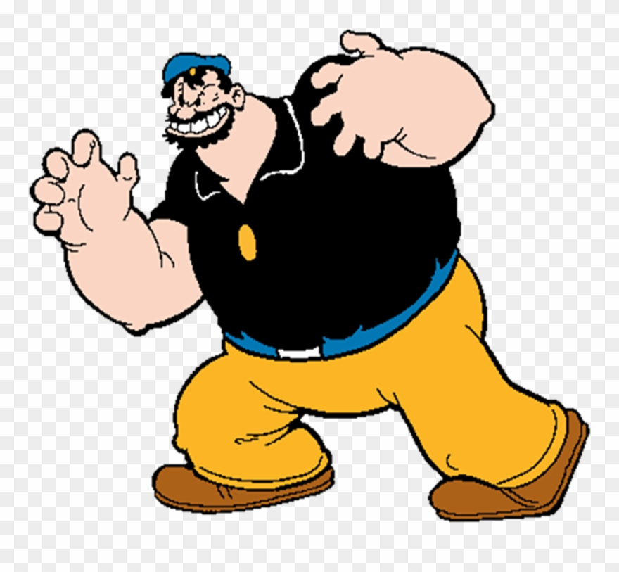 Bluto - Bluto Popeye Clipart
