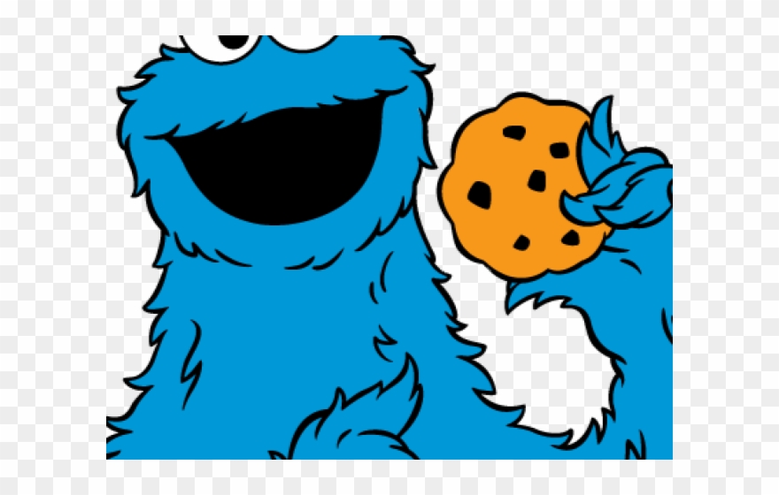 Cookie Monster Clipart Assorted Cookie - Cookie Monster Sesame Street Characters - Png Download