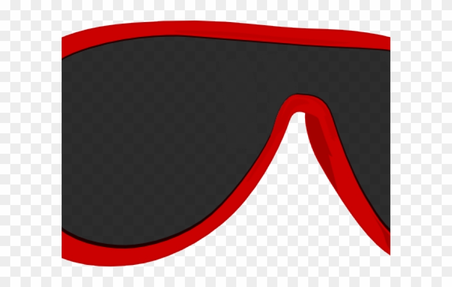 Goggles Clipart Red Glass - Png Download
