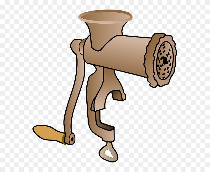 Free Vector Meatgrinder Clip Art - Meat Grinder Clipart - Png Download