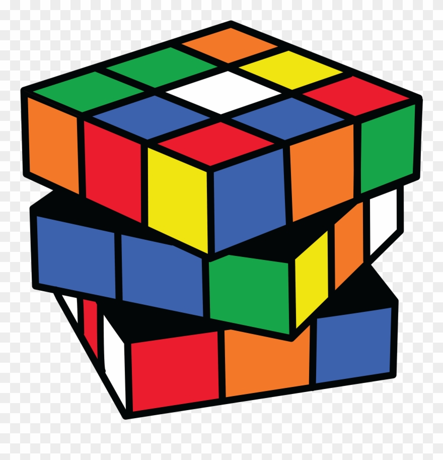 Puzzle Clipart Rubix Cube - Rubik's Cube - Png Download