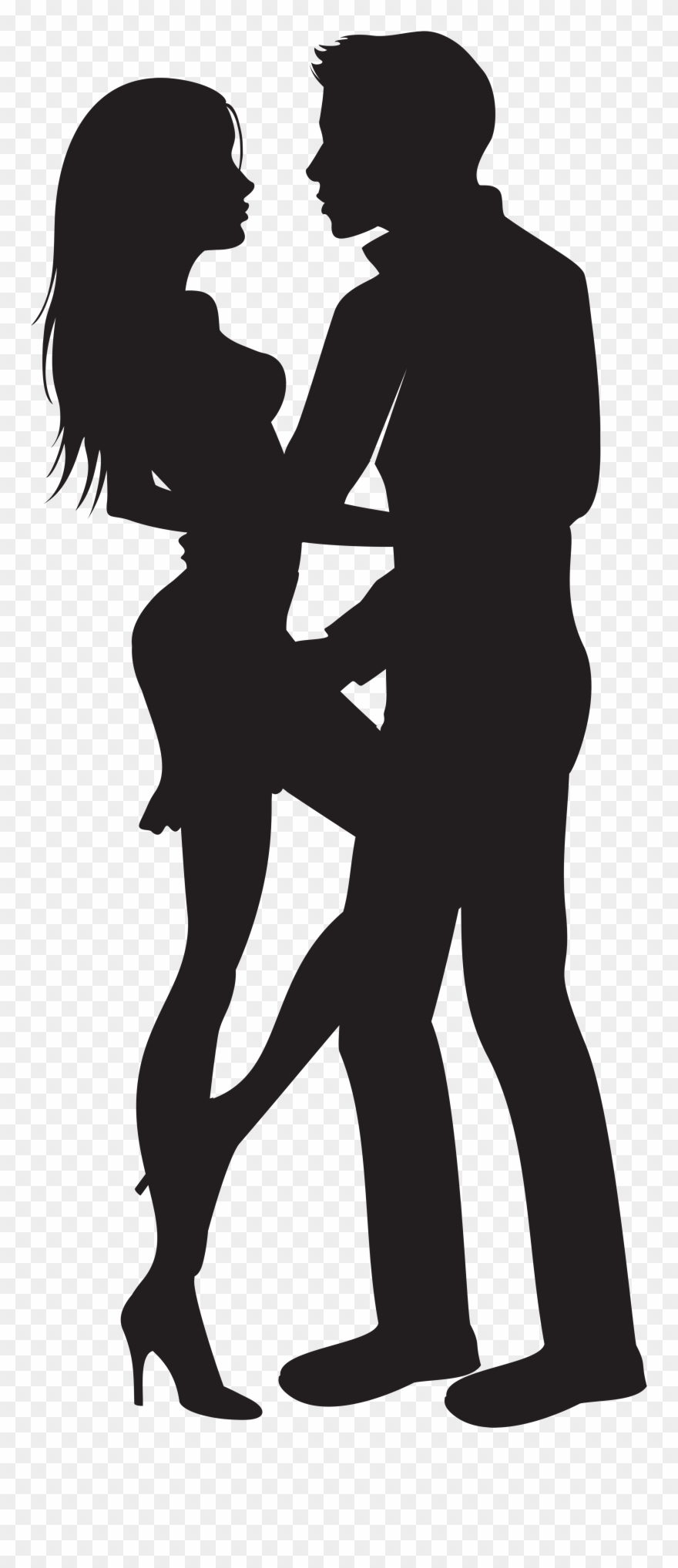 Transparent Couple Silhouette Png Clipart