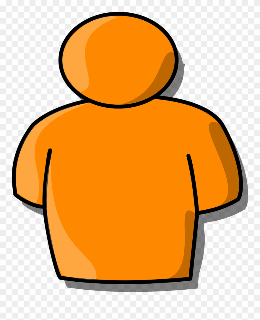 Cartoon Person Thinking - Person Clipart - Png Download