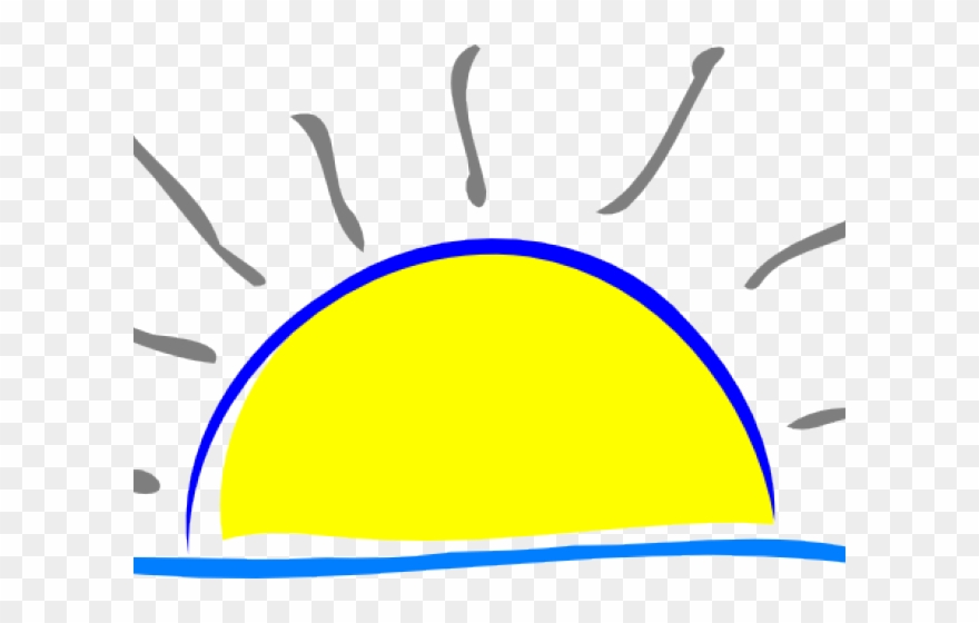 Sunset Clipart Cute - Sunset Clip Art - Png Download