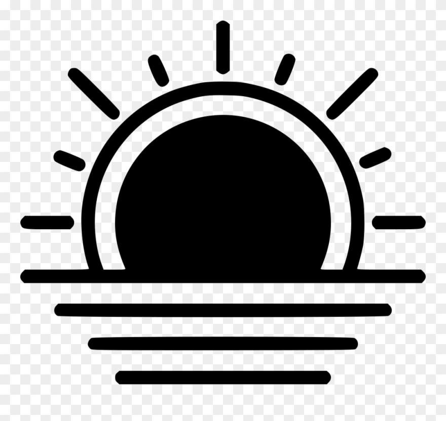 Sunset Png Clipart Library Stock - Sunset Icon Png Transparent Png