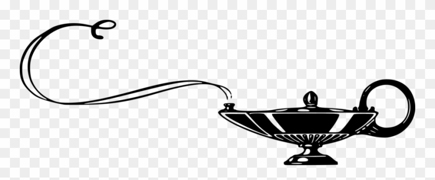 Aladdin Genie Magic Computer Icons Cartoon - Magic Lamp Clipart - Png Download