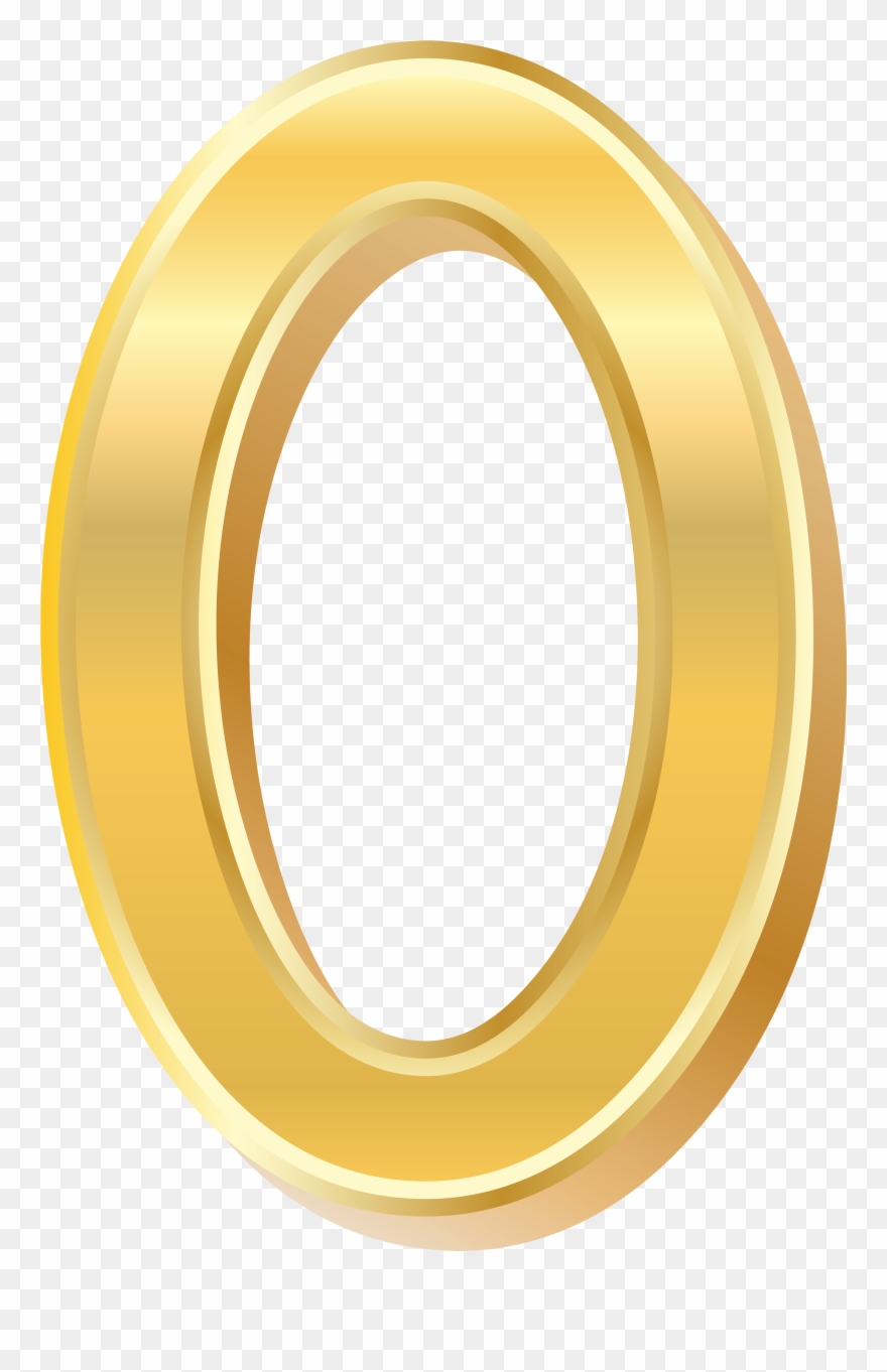 Gold Clipart Clip Art - Gold Zero Png Transparent Png
