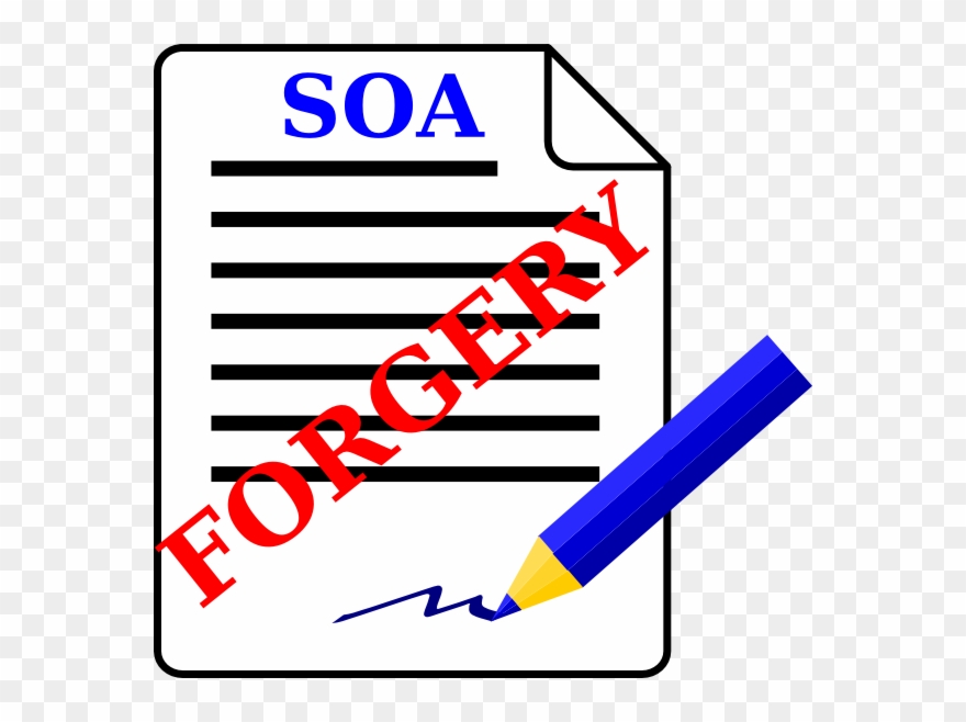 Sign Document Icon Clipart