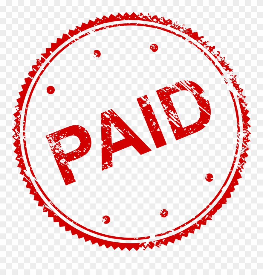 Clip Art Freeuse Stock Paid Png Transparent - Paid Stamp Transparent Background