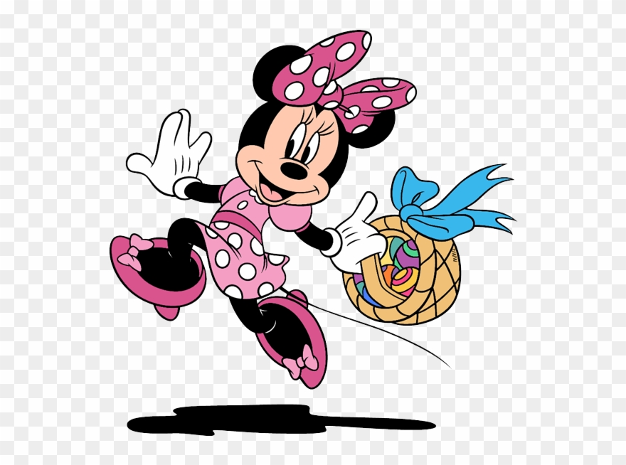 Easter Clip Art - Minnie Easter - Png Download
