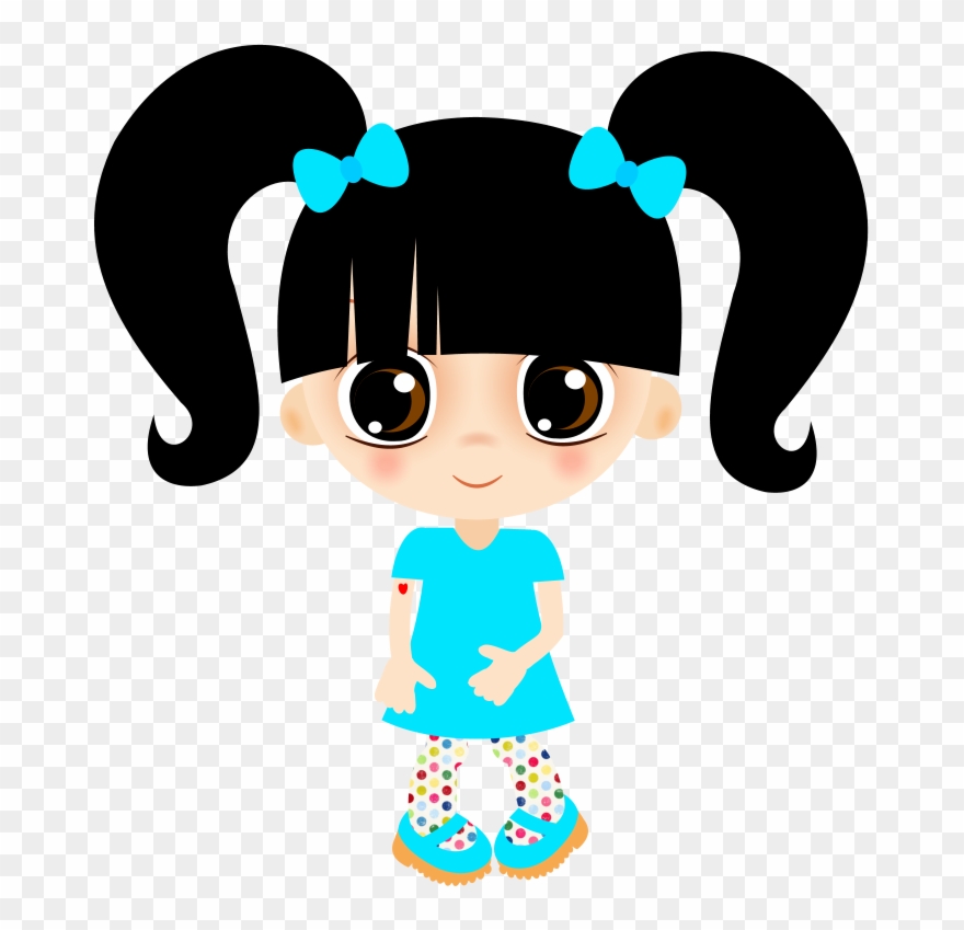 Imagens Menininhas Vetor Clipart