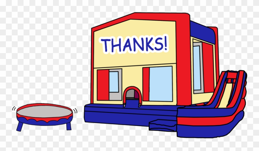 Jpg Freeuse Stock Bounce Clipart Boy Girl Basketball - Bounce House Invitations - Png Download