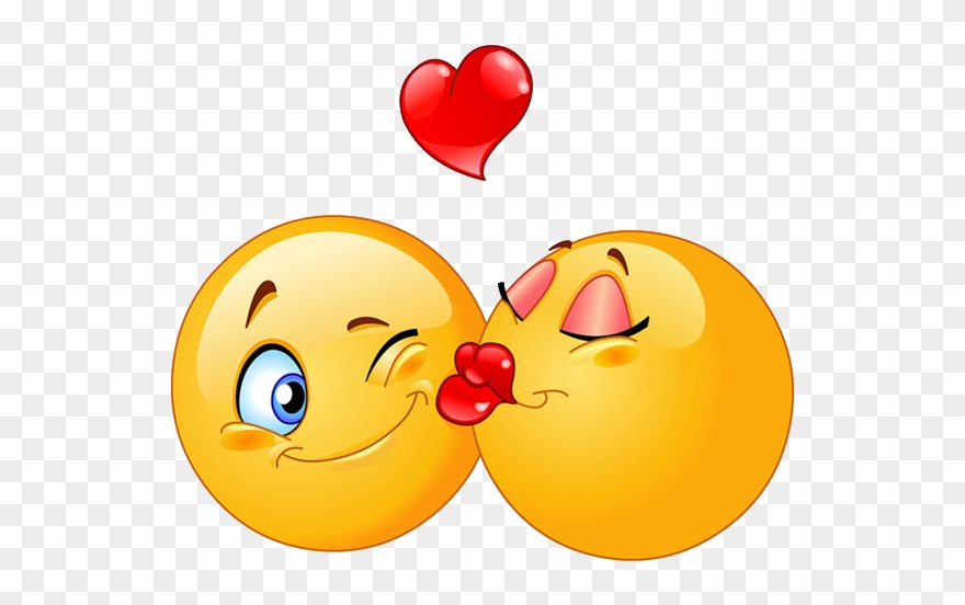 Png Free Library Emoticon Kiss Clip Art Sweet Transprent - Kissing Smiley Transparent Png
