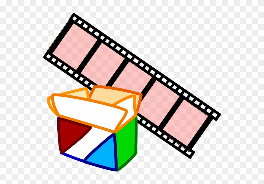 Clipart Of Movie, - Scrapbook Customs Picture Information Rubber Stamp - Png Download