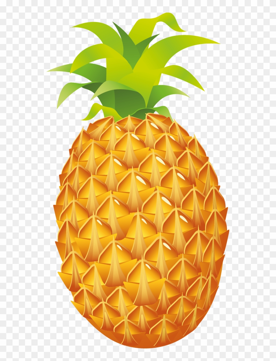 Pineapple Cliparts - Pineapple Clipart Png Transparent Png