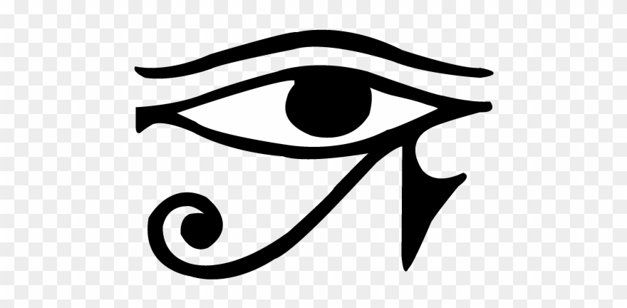 Clip Art Library Stock Eye Of Horus All - Olho De Horus Direito Egito - Png Download